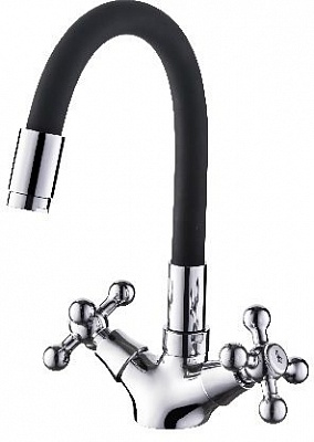 Смеситель для кухни Ledeme L1319-2 черный