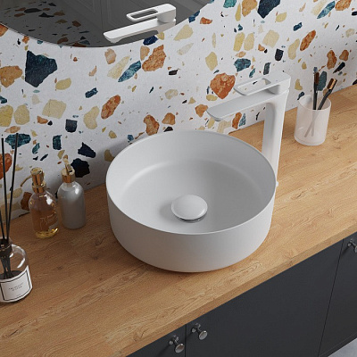 Выпуск для умывальника без перелива Iddis Optima Home белый глянцевый OPHWS00i88