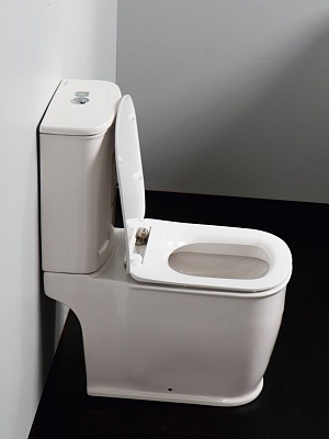 Чаша унитаза с горизонтальным выпуском P-Trape Belbagno PRADO BB10150CP