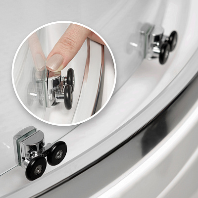 Душевой уголок 120х90х190 WasserKRAFT 45S07 Lippe