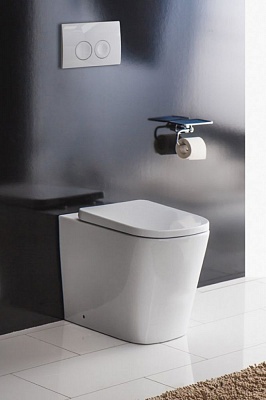 Сиденье быстросъемное дюропласт soft close металлическое крепление Belbagno ALBANO  BB120SC