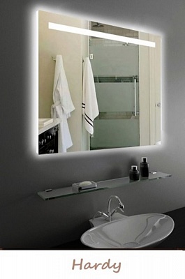 Зеркало LuxBox Hardy 600*800.001 с теплой подсв. и кнопочным выкл.