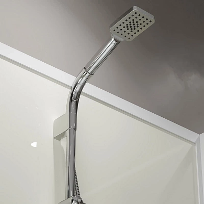 Душевая кабина распашная 120х90х200 Niagara Standart ST120/90/15Q/BK поддон 15см