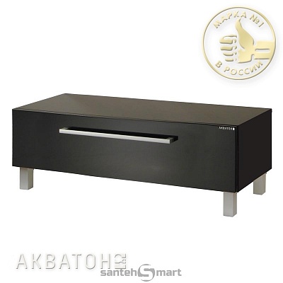 Комод с ящиком Акватон Мадрид 80 черный 1A131903MA950