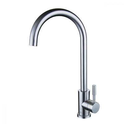 Смеситель для кухни SUS124-017F РМС Нержавеющая сталь