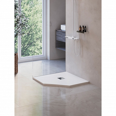 Душевой поддон квадратный RGW ST-G Графит  750x750