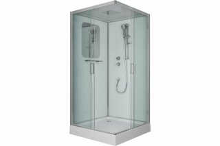 Душевая кабина Niagara Premium NG-6001-01Q (90х90х210) низкий поддон 16 см, стекло прозрачное