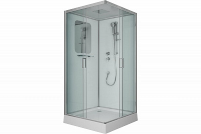 Душевая кабина Niagara Premium NG-6001-01Q (90х90х210) низкий поддон 16 см, стекло прозрачное