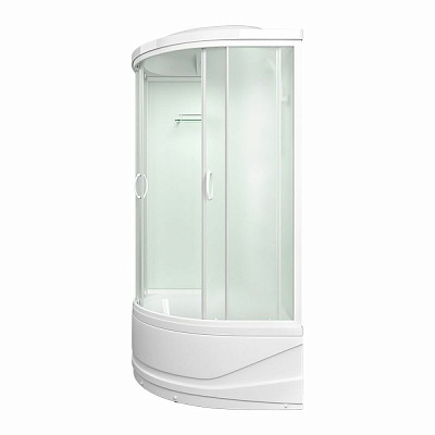 Душевая кабина 100х100 Mirwell MR3510TP-C3-RUS, высокий поддон