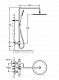 Душевая стойка с термостатическим смесителем с ручным и верхним душем CEZARES SIESTA-F-CD-T-01 SIESTA-F-CD-T-01