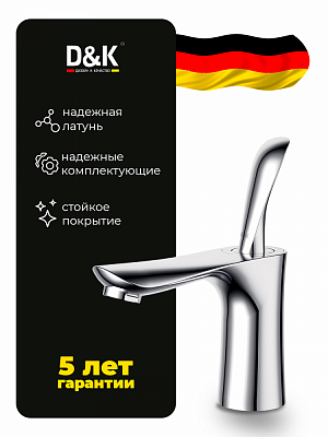 Смеситель для раковины D&K Venice Baciano Da1032141 хром