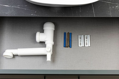 Тумба под раковину La Fenice ELBA Twin Bianco 90, белая матовая FNC-01-ELB-B-90-2 (рак 252282 в комплект не входит)