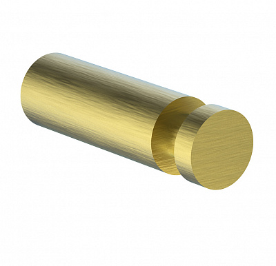 Крючок для ванной Wonzon & Woghand EASY, Брашированное золото WW-8105-2-BG