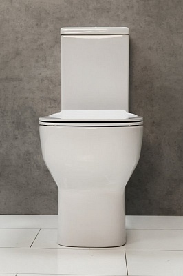 Сиденье быстросъемное дюропласт soft close металлическое крепление Belbagno VASO  BB127SC