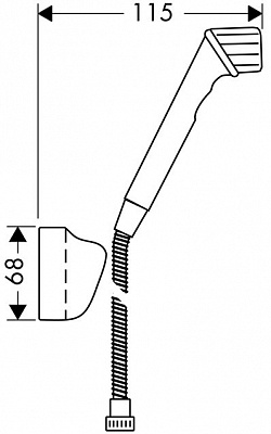 Гигиенический душ Hansgrohe 27570000