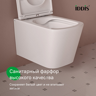 Унитаз подвесной безободковый Iddis Bild BILRNSEi25