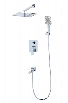 Душевая система встраиваемая Wonzon & Woghand EDGE, Хром WW-88939003-CR