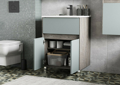 Тумба с раковиной 60 Aquaton Форест 1A278201FR9C0