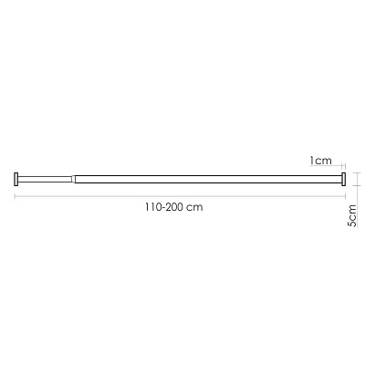 Карниз для ванной WasserKRAFT Aisch SC-551120