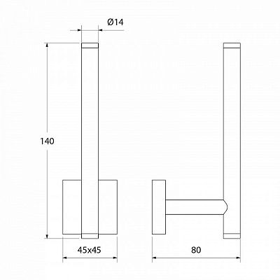 Держатель для туалетной бумаги Iddis Edifice EDISBS0i43
