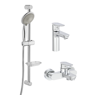 Набор смесителей 3-в-1 Vitra Flow Soft A42301EXP