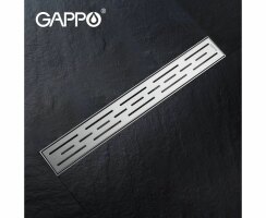 Душевой трап Gappo G88007-1 нержавеющая сталь 70*800мм