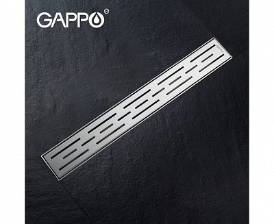 Душевой трап Gappo G88007-1 нержавеющая сталь 70*800мм
