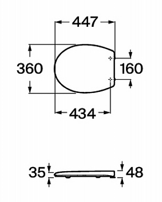 Сиденье Roca Victoria Supralit, микролифт, петли хром, 801B6200B