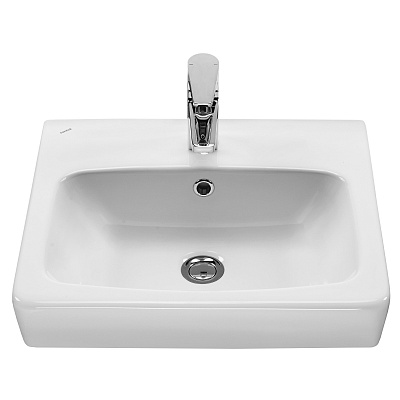 Тумба с раковиной Aquaton Кантри 50 белый, дуб верона 1A257801AHB20