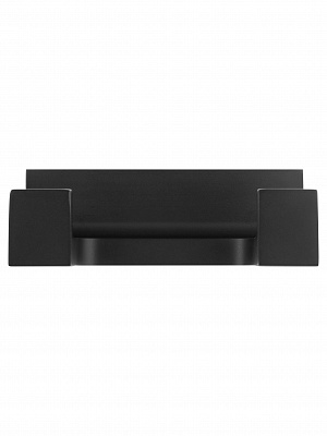 Двойной крючок для ванной Wonzon & Woghand eclipse, черный ww-9125-bl
