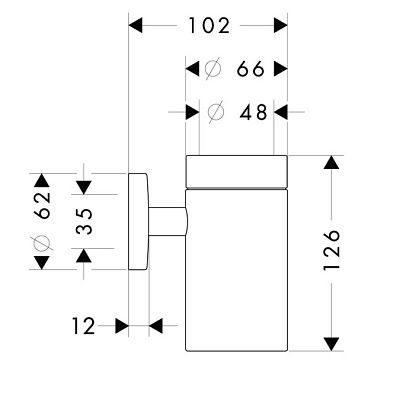 Подстаканник Hansgrohe Logic 40518000
