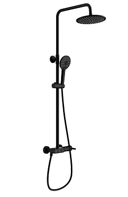 Душевая система Wonzon & Woghand MUSE Corno, Черный матовый WW-A30653-MB