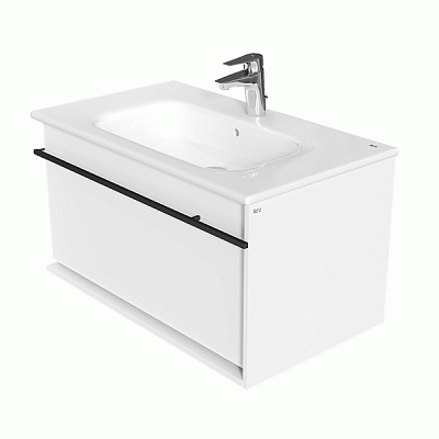 Тумба под раковину Roca Aneto 80 белый 857430806