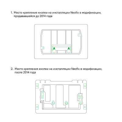 Клавиша смыва, универсальная, чёрная IDDIS, Uniglass UNG01BCi77