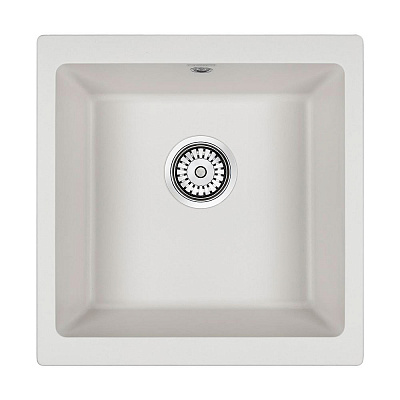 Мойка для кухни кварцевая Paulmark Brilon PM104546-WH