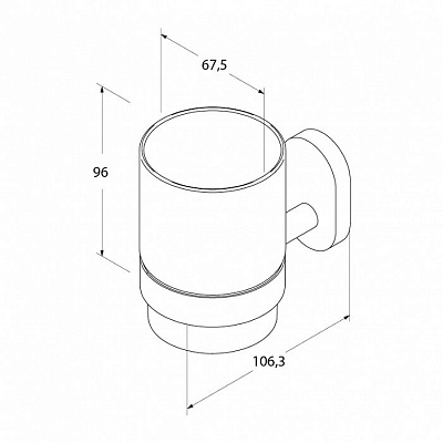 Подстаканник Iddis Mirro Plus MRPSBC1i45
