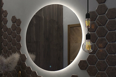 Зеркало круглое Сола 60 с LED подсветкой Onika 206086