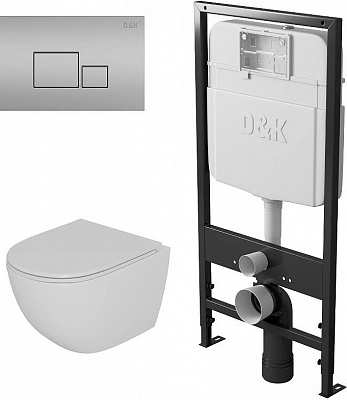 Комплект унитаза с инсталляцией D&K DS1391612