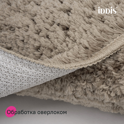 Коврик для ванной комнаты, 70x120, микрофибра, светло-коричневый Iddis BSQL07Mi12IT