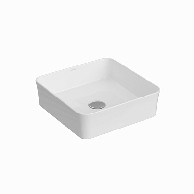 Раковина Berges Ego SL накладная 38x38 см без отверстия под смеситель 181010