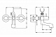 Vidima Смеситель для ванны ФЛОРА BA142AA (душевая система)