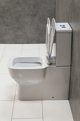 Сиденье быстросъемное дюропласт soft close металлическое крепление Belbagno VASO  BB127SC