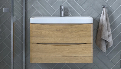 Тумба подвесная Velvex Clay 80.2Y (дуб верона) (рак.217493)