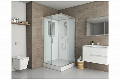Душевая кабина Niagara Premium NG-6001-01Q (90х90х210) низкий поддон 16 см, стекло прозрачное