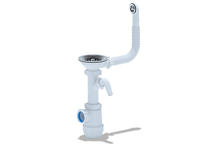 Сифон для мойки АНИ пласт Грот 3 1/2