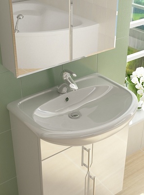 Тумба Vigo Grand 600 с раковиной Уют 60