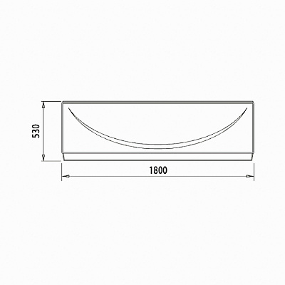 Панель фронтальная Iddis Bath 002180Ui93