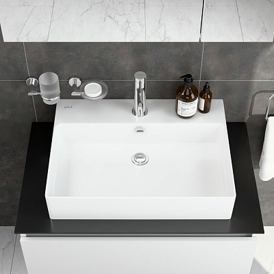 Раковина накладная VitrA M20 8314B003-0001 60 x 45 см белая санитарный фарфор