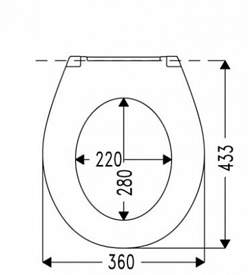 Сиденье Vidima Делфи Экон J6A