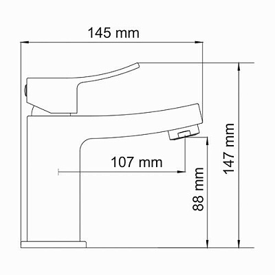 Смеситель для умывальника WasserKRAFT Aller 1064